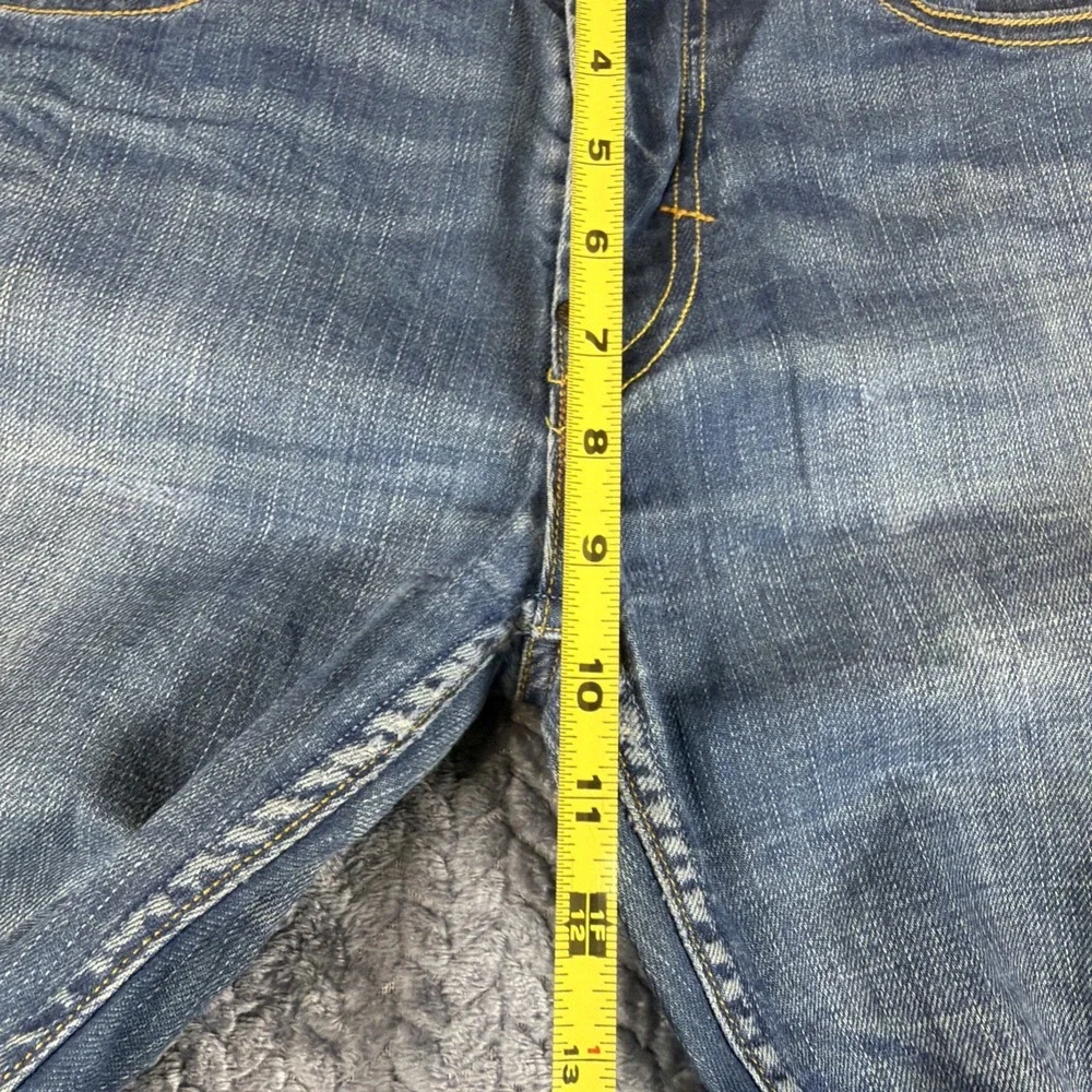 Levis 519 Jeans W34 L32 Mens Blue Super Skinny Fit Stretch‎ Denim